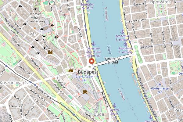 Map showing Leo Rooftop in Budapest
