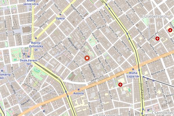 Map showing Tesla Budapest in Budapest