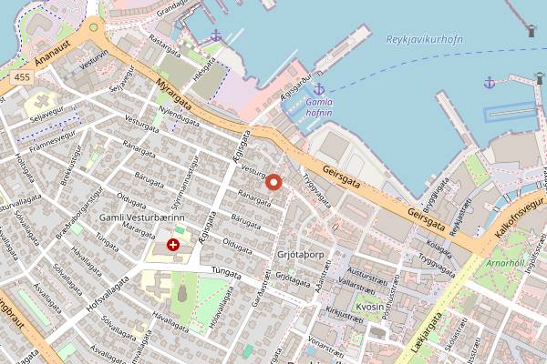 Map showing Traveling Spoon: Iris and Nonnie in Reykjavik