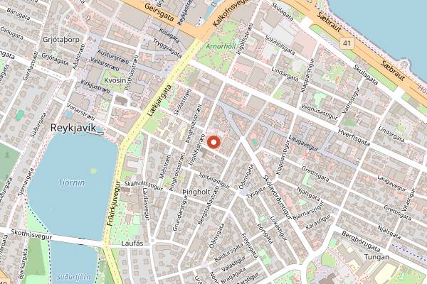 Map showing Chickpea in Reykjavik