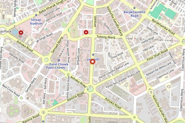 Map showing 1911 in Delhi