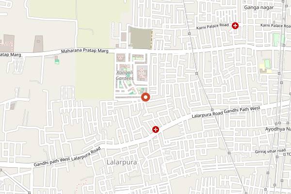 Map showing The Swinton House in Jaipur