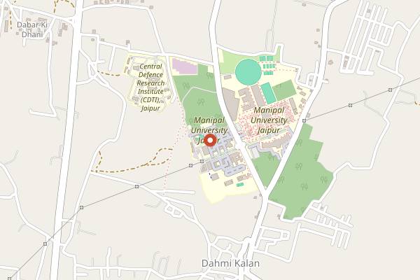 Map showing The Dhaba Stories in Jaipur