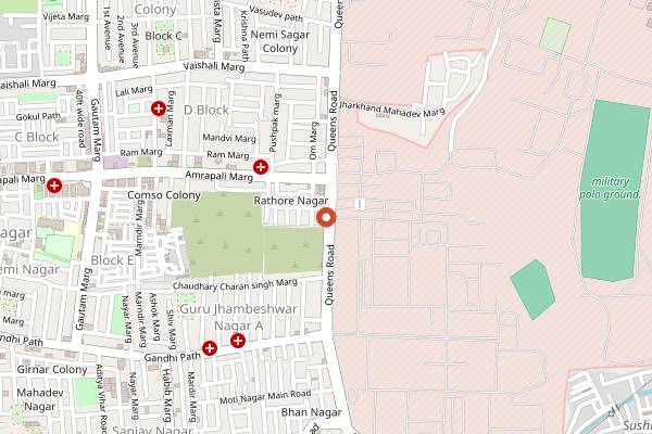 Map showing SambharSa (Vaishali Nagar) in Jaipur