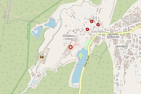 Map showing 1135 AD in Jaipur