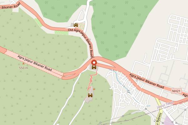 Map showing Once Upon A Time At The Bagh in Jaipur
