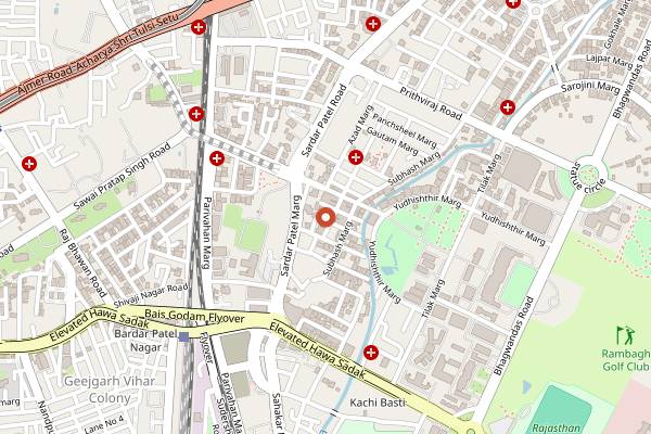 Map showing Opera in Jaipur