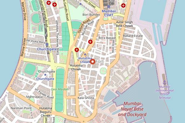Map showing Mahesh Lunch Home in Mumbai