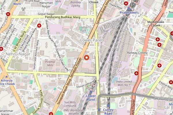 Map showing Masque in Mumbai