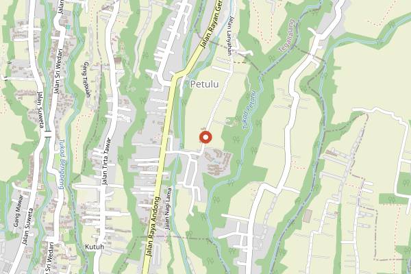 Map showing Pinstripe Bar in Bali