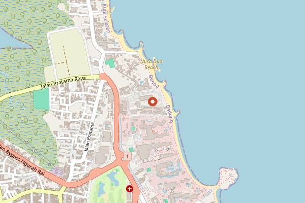Map showing Cucina (Sofitel Bali Nusa Dua) in Bali