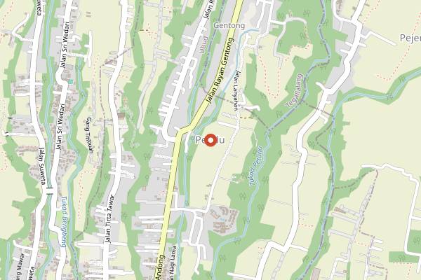 Map showing Anomali Coffee (Ubud) in Bali