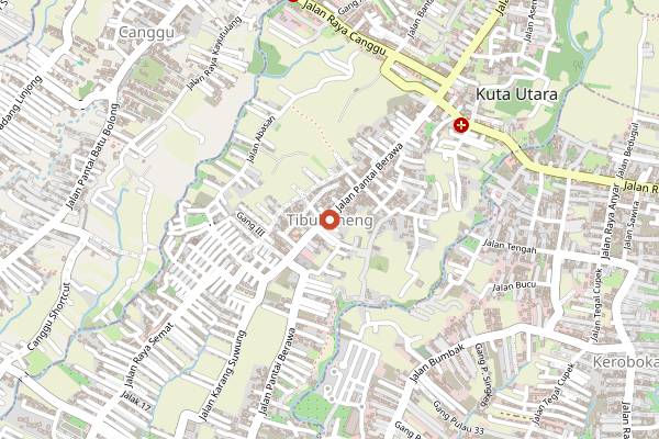 Map showing Hungry Bird Coffee Roaster in Bali