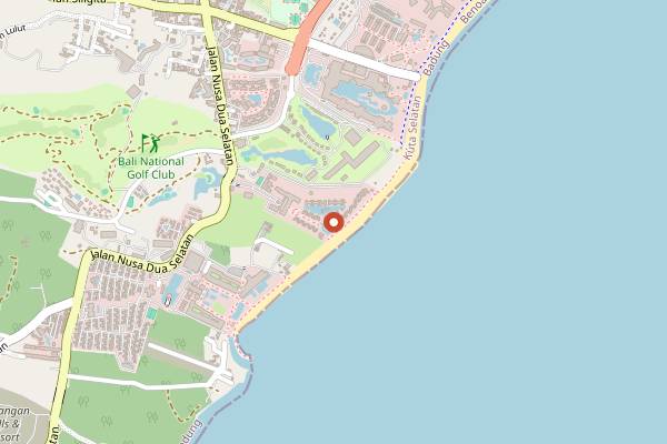 Map showing Kayuputi in Bali