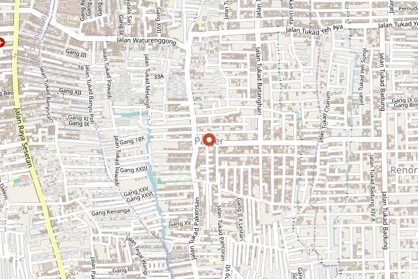 Map showing Warung Ari in Bali