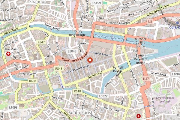 Map showing Cocoa by Brendan Cashman in Cork