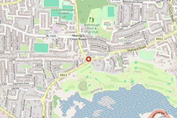 Map showing Ross Bakery and Cafe in Cork