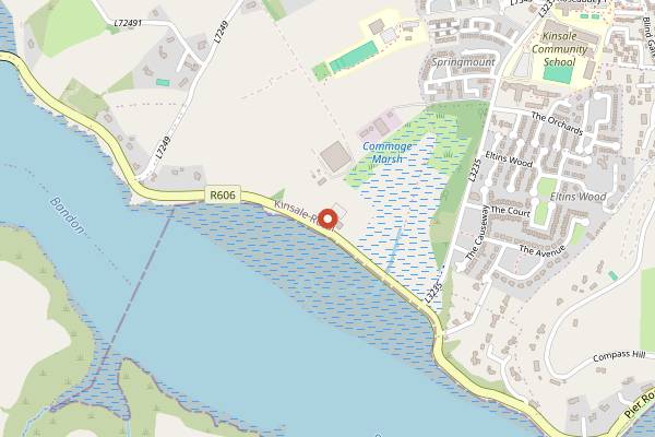 Map showing Blacks Brewing and Distilling in Cork
