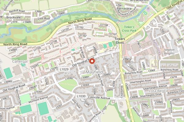 Map showing Cotton Ball Brewing Company in Cork