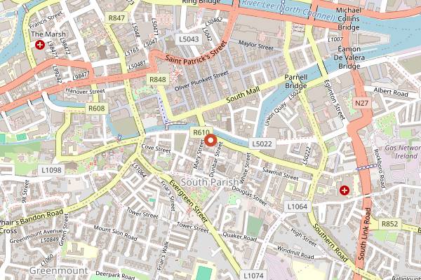 Map showing Filter in Cork