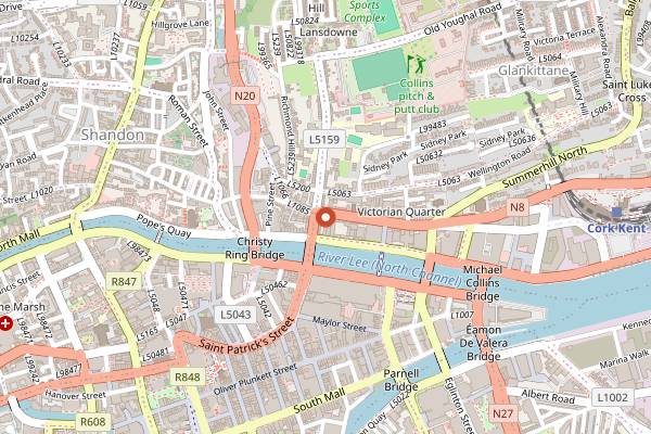 Map showing Son of a Bun in Cork