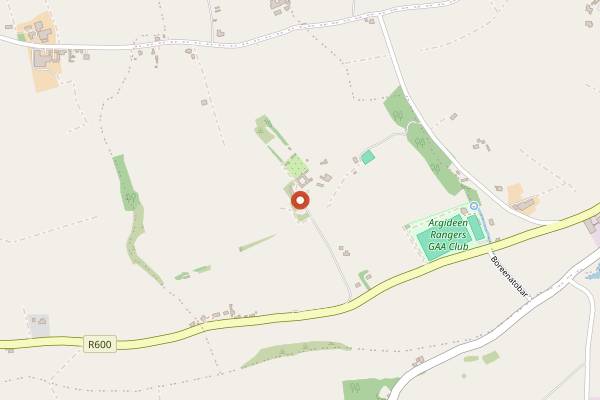 Map showing Lettercollum Kitchen Project in Cork