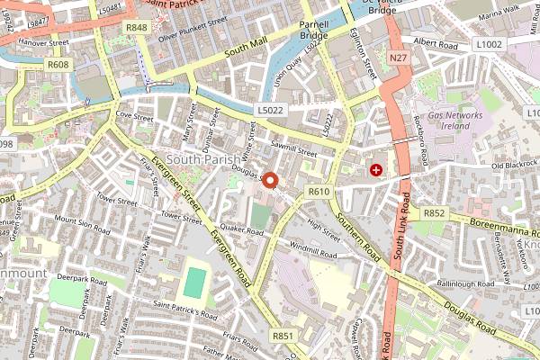 Map showing Cafe Moly Roastery in Cork