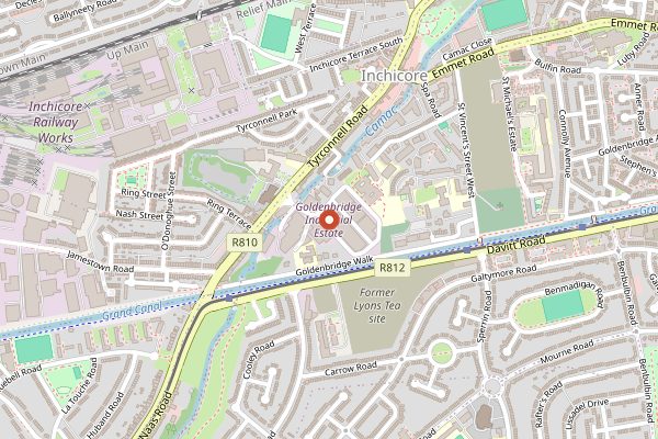 Map showing Rascals Brewing Co in Dublin