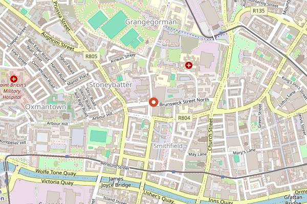 Map showing Vada in Dublin