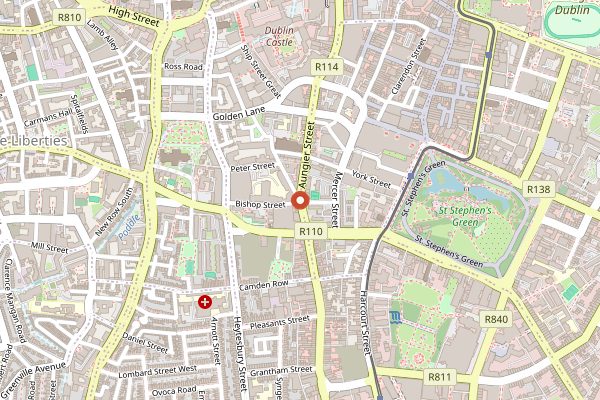 Map showing Network Cafe in Dublin