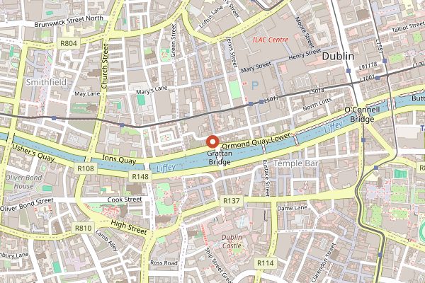 Map showing Soup Dragon in Dublin