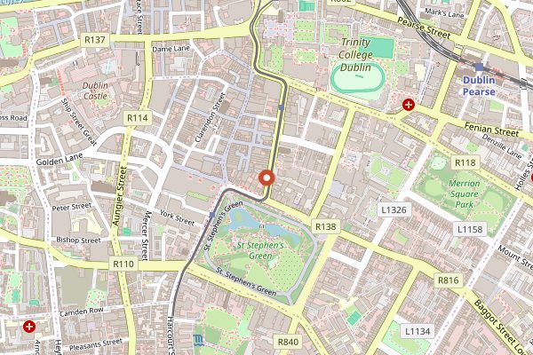 Map showing Tang in Dublin