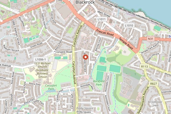 Map showing Dublin Cookery School in Dublin
