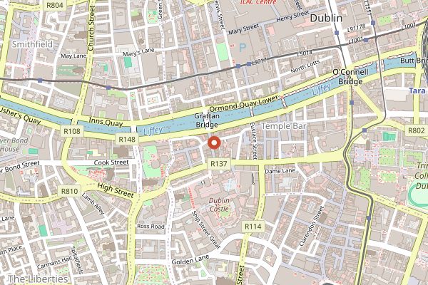 Map showing Zaytoon in Dublin