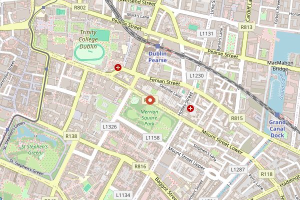 Map showing Taste of Dublin in Dublin