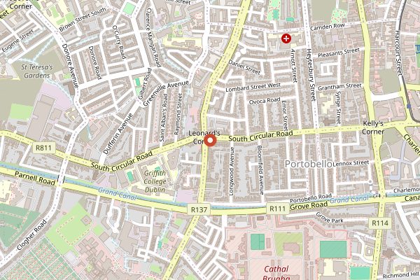 Map showing Bastible in Dublin