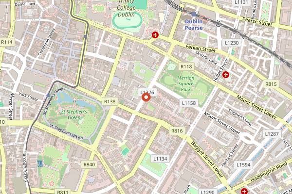Map showing Lolly and Cooks in Dublin