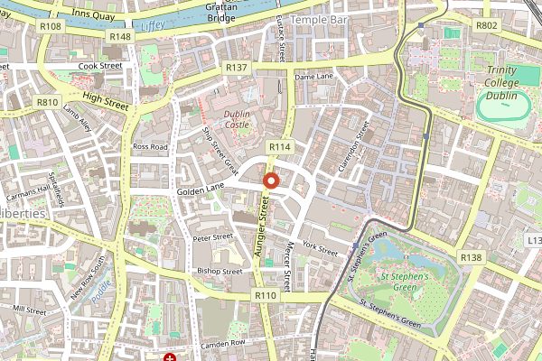 Map showing Lucky Tortoise in Dublin