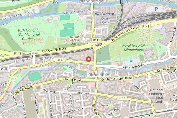 Map showing Dublin Food Co-op in Dublin