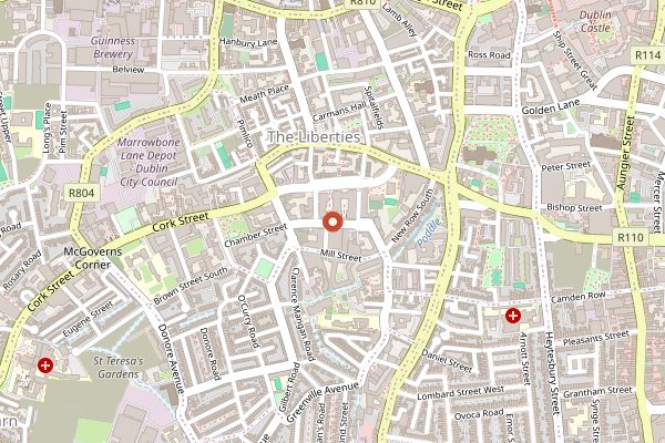 Map showing Dublin Food Co-op in Dublin