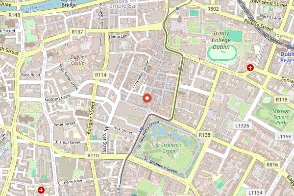 Map showing Mother in Dublin