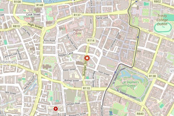 Map showing BIGFAN in Dublin
