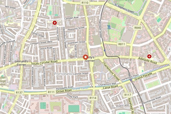 Map showing Brother Hubbard South in Dublin