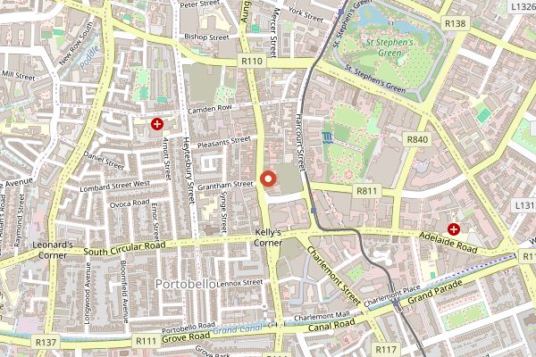 Map showing Delahunt in Dublin