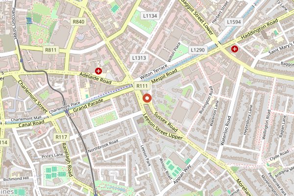 Map showing Forêt in Dublin