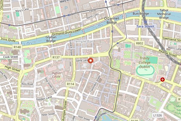 Map showing Pichet in Dublin
