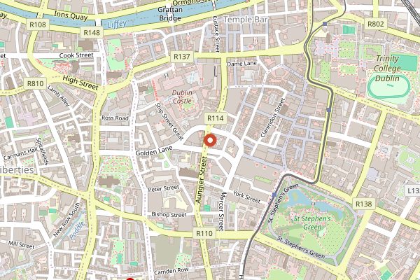 Map showing Uno Mas in Dublin
