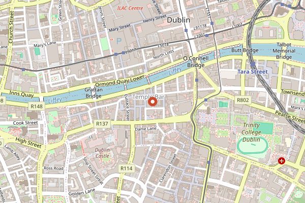 Map showing Klaw in Dublin