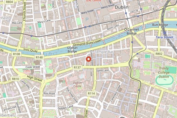 Map showing Sano Pizza Stall in Dublin