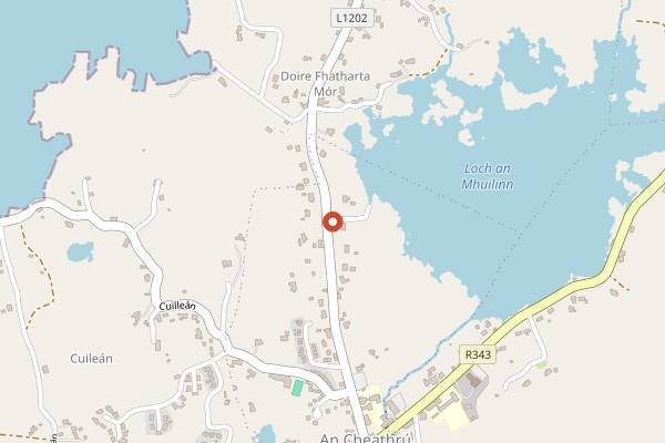 Map showing Connemara Brewing Co in Galway